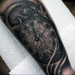 Фото тату часы 20.05.2019 №284 - photo tattoo watch - tattoo-photo.ru