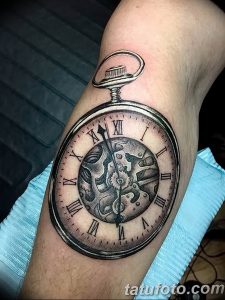 Фото тату часы 20.05.2019 №290 - photo tattoo watch - tattoo-photo.ru