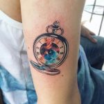 Фото тату часы 20.05.2019 №294 - photo tattoo watch - tattoo-photo.ru