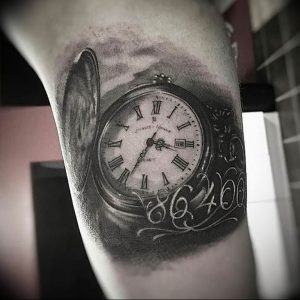 Фото тату часы 20.05.2019 №299 - photo tattoo watch - tattoo-photo.ru