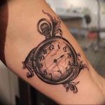 Фото тату часы 20.05.2019 №305 - photo tattoo watch - tattoo-photo.ru