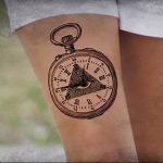 Фото тату часы 20.05.2019 №310 - photo tattoo watch - tattoo-photo.ru