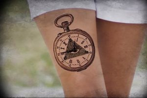 Фото тату часы 20.05.2019 №310 - photo tattoo watch - tattoo-photo.ru