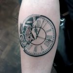 Фото тату часы 20.05.2019 №314 - photo tattoo watch - tattoo-photo.ru