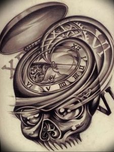 Фото тату часы 20.05.2019 №319 - photo tattoo watch - tattoo-photo.ru
