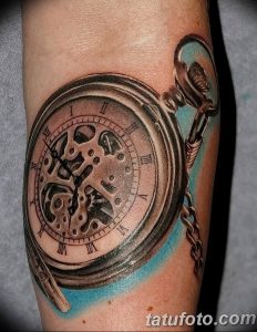 Фото тату часы 20.05.2019 №321 - photo tattoo watch - tattoo-photo.ru