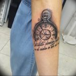 Фото тату часы 20.05.2019 №322 - photo tattoo watch - tattoo-photo.ru