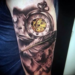 Фото тату часы 20.05.2019 №326 - photo tattoo watch - tattoo-photo.ru