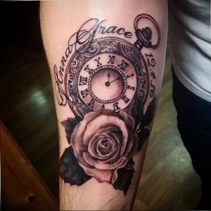 Фото тату часы 20.05.2019 №336 - photo tattoo watch - tattoo-photo.ru