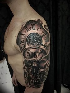 Фото тату часы 20.05.2019 №339 - photo tattoo watch - tattoo-photo.ru