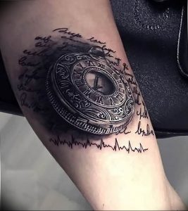 Фото тату часы 20.05.2019 №347 - photo tattoo watch - tattoo-photo.ru