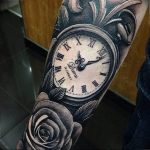 Фото тату часы 20.05.2019 №358 - photo tattoo watch - tattoo-photo.ru
