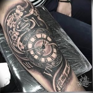 Фото тату часы 20.05.2019 №362 - photo tattoo watch - tattoo-photo.ru