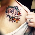 Фото тату часы 20.05.2019 №363 - photo tattoo watch - tattoo-photo.ru