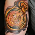 Фото тату часы 20.05.2019 №369 - photo tattoo watch - tattoo-photo.ru