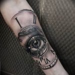 Фото тату часы 20.05.2019 №373 - photo tattoo watch - tattoo-photo.ru