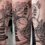 Фото тату часы 20.05.2019 №377 - photo tattoo watch - tattoo-photo.ru
