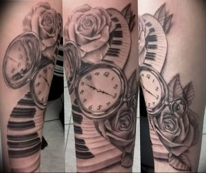 Фото тату часы 20.05.2019 №377 - photo tattoo watch - tattoo-photo.ru