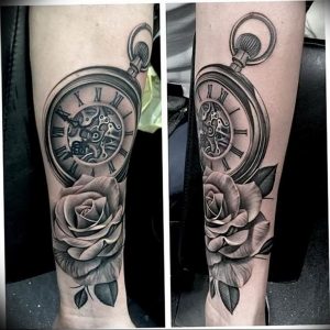 Фото тату часы 20.05.2019 №388 - photo tattoo watch - tattoo-photo.ru