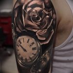 Фото тату часы 20.05.2019 №389 - photo tattoo watch - tattoo-photo.ru