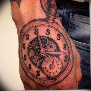 Фото тату часы 20.05.2019 №393 - photo tattoo watch - tattoo-photo.ru
