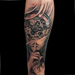 Фото тату часы 20.05.2019 №394 - photo tattoo watch - tattoo-photo.ru
