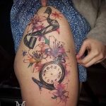 Фото тату часы 20.05.2019 №400 - photo tattoo watch - tattoo-photo.ru