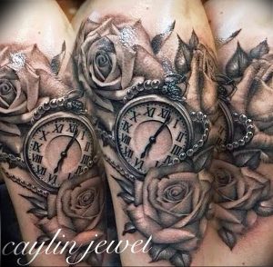 Фото тату часы 20.05.2019 №401 - photo tattoo watch - tattoo-photo.ru