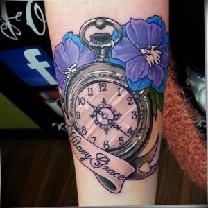 Фото тату часы 20.05.2019 №406 - photo tattoo watch - tattoo-photo.ru