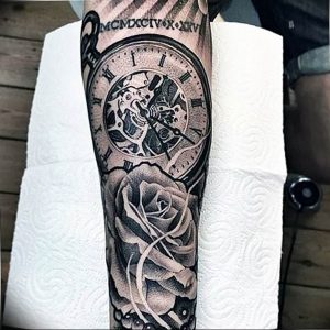 Фото тату часы 20.05.2019 №409 - photo tattoo watch - tattoo-photo.ru