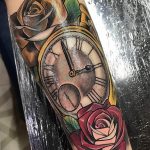Фото тату часы 20.05.2019 №412 - photo tattoo watch - tattoo-photo.ru