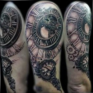 Фото тату часы 20.05.2019 №415 - photo tattoo watch - tattoo-photo.ru