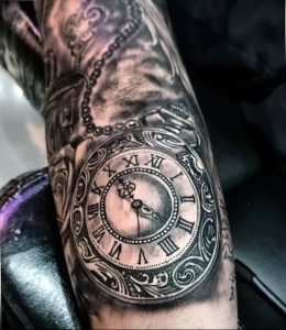 Фото тату часы 20.05.2019 №416 - photo tattoo watch - tattoo-photo.ru