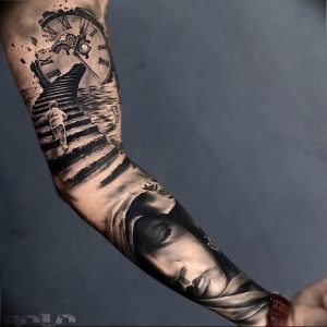 Фото тату часы 20.05.2019 №421 - photo tattoo watch - tattoo-photo.ru