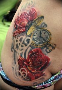 Фото тату часы 20.05.2019 №422 - photo tattoo watch - tattoo-photo.ru