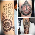 Фото тату часы 20.05.2019 №425 - photo tattoo watch - tattoo-photo.ru