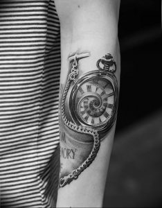 Фото тату часы 20.05.2019 №434 - photo tattoo watch - tattoo-photo.ru