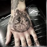 Фото тату часы 20.05.2019 №435 - photo tattoo watch - tattoo-photo.ru