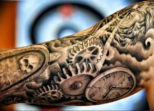 Фото тату часы 20.05.2019 №448 - photo tattoo watch - tattoo-photo.ru