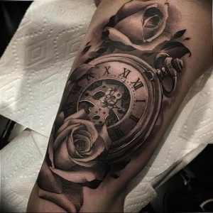Фото тату часы 20.05.2019 №453 - photo tattoo watch - tattoo-photo.ru