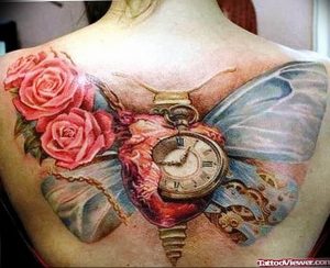 Фото тату часы 20.05.2019 №457 - photo tattoo watch - tattoo-photo.ru