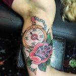 Фото тату часы 20.05.2019 №463 - photo tattoo watch - tattoo-photo.ru