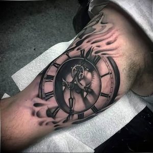 Фото тату часы 20.05.2019 №464 - photo tattoo watch - tattoo-photo.ru