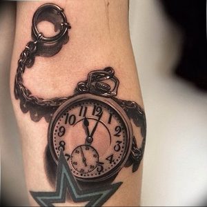Фото тату часы 20.05.2019 №466 - photo tattoo watch - tattoo-photo.ru