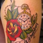 Фото тату часы 20.05.2019 №478 - photo tattoo watch - tattoo-photo.ru