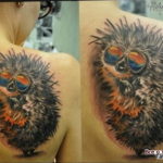 Фото вариант тату ежик 31.07.2019 №062 - tattoo hedgehog - tattoo-photo.ru