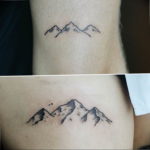 Фото маленькие тату горы 23.07.2019 №026 - little mountain tattoos - tattoo-photo.ru