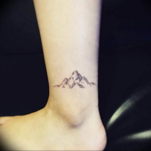 Фото мини тату горы 23.07.2019 №013 - mini mountain tattoo - tattoo-photo.ru
