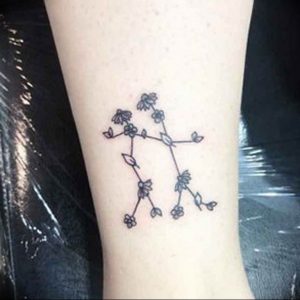 Фото созвездие близнецы тату 12.07.2019 №021 - constellation twins tattoo - tattoo-photo.ru