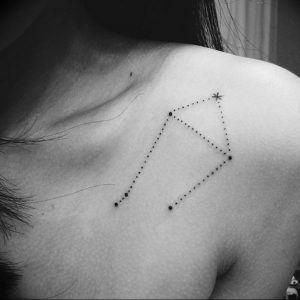 Фото созвездие весов тату 12.07.2019 №005 - constellation Libra tattoo - tattoo-photo.ru